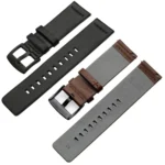 Steel Buckle 24mm Genuine Leather Watch Band - Image 4