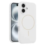 Fine Hole Liquid Silicone MagSafe Phone Case, For iPhone 16 Plus, For iPhone 16