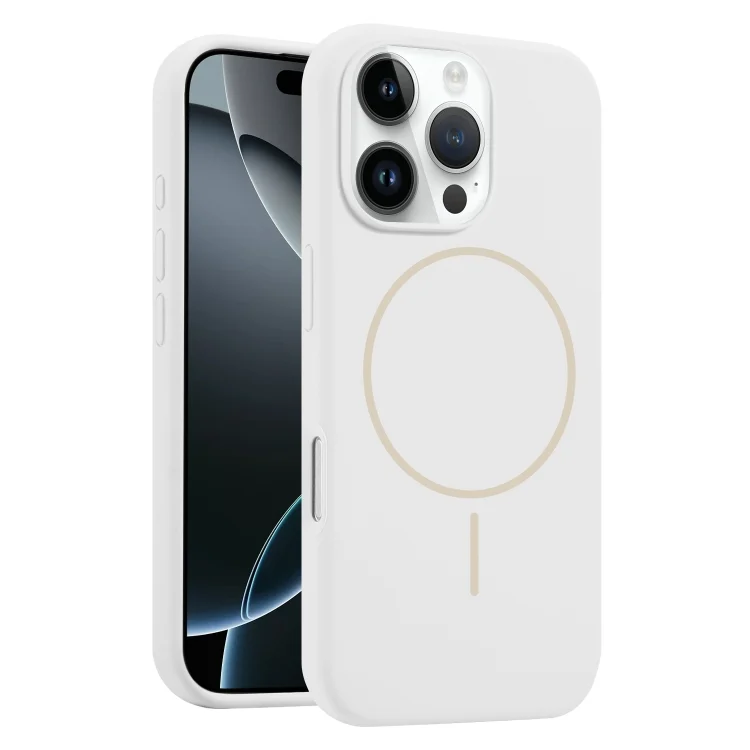 Liquid Silicone MagSafe Phone Case, For iPhone 16 Pro Max, For iPhone 16 Pro