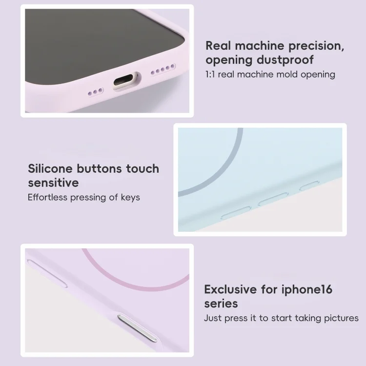 EDA0072864_B8.webp Liquid Silicone MagSafe Phone Case, For iPhone 12 Pro - Image 9