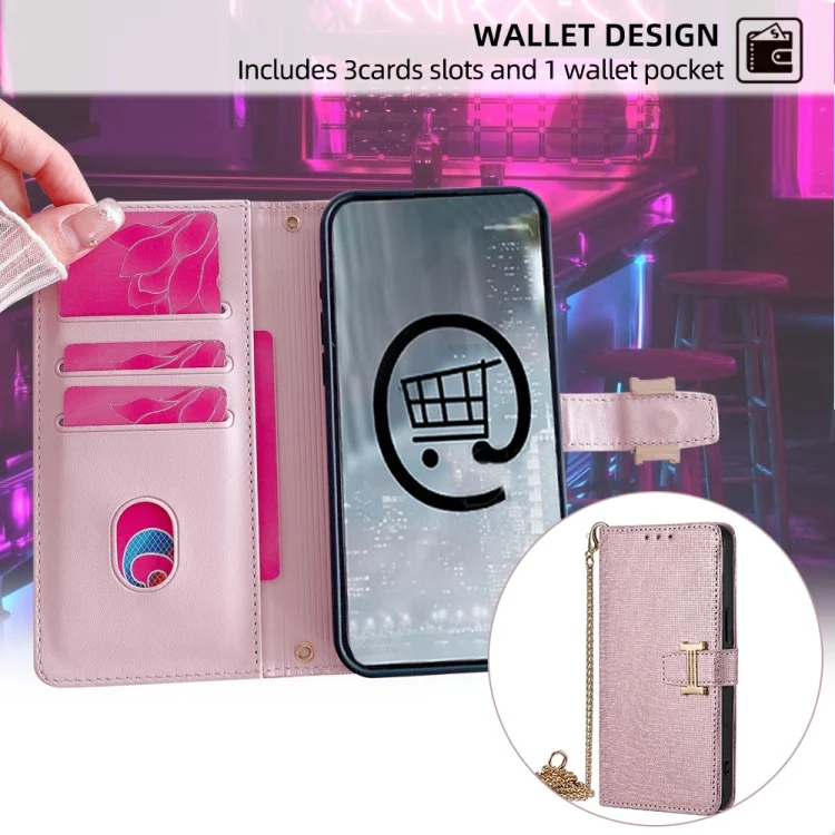 EDA007297401A_3.webp POLA Crossbody Chain I-Shape Buckle Sequins Leather Phone Case, For iPhone 15 Pro Max, For iPhone 15 Pro, For iPhone 15 Plus, For iPhone 15, For iPhone 14 Plus, For iPhone 14 - Image 4