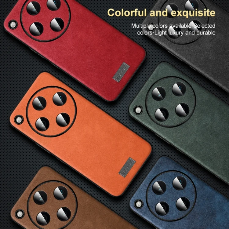 EDA0073045_B3.webp SULADA Shockproof TPU + Handmade Leather Phone Case, For OPPO Find X8, For OPPO Find X8 Pro - Image 4
