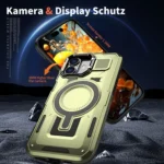 Shield Hollow Frame Holder MagSafe Phone Case, For iPhone 16 Plus, For iPhone 16 - Image 2