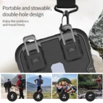 Camera Shield Armor MagSafe Holder Phone Case with Strap, For iPhone 16 Pro Max, For iPhone 16 Pro, For iPhone 16 Plus, For iPhone 16, For iPhone 15 Pro Max, For iPhone 15 Pro - Image 4