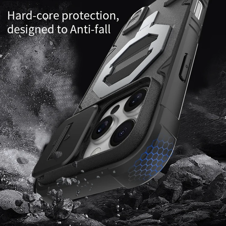 EDA007308001A_4.webp Camera Shield Armor MagSafe Holder Phone Case with Strap, For iPhone 16 Pro Max, For iPhone 16 Pro, For iPhone 16 Plus, For iPhone 16, For iPhone 15 Pro Max, For iPhone 15 Pro - Image 5