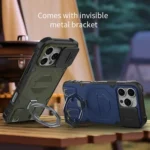 Camera Shield Armor MagSafe Holder Phone Case with Strap, For iPhone 16 Pro Max, For iPhone 16 Pro, For iPhone 16 Plus, For iPhone 16, For iPhone 15 Pro Max, For iPhone 15 Pro - Image 7