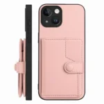 Button Card Bag RFID Anti-theft Phone Case, For iPhone 14, For iPhone 14 Pro, For iPhone 14 Pro Max - Image 2