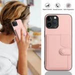 Button Card Bag RFID Anti-theft Phone Case, For iPhone 12 Pro Max, For iPhone 12 Pro, For iPhone 12 mini - Image 7