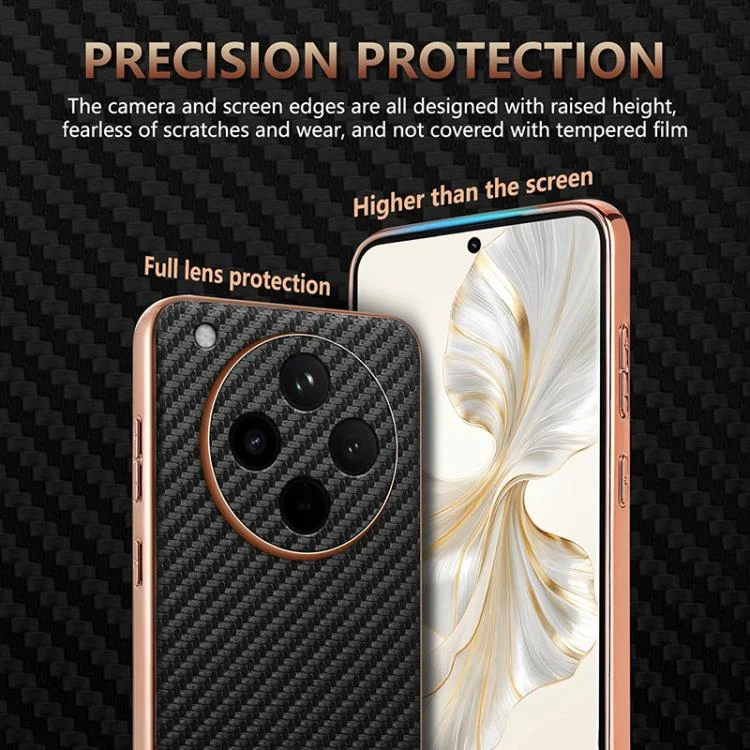 EDA007313205A_4.webp AZNS Electroplated Edge Carbon Fiber Texture Phone Case, For OPPO Find X8s+, For OPPO Find X8s, For OPPO Find X8 Ultra, For OPPO Find X8, For OPPO Find X8 Pro - Image 5
