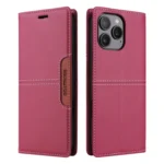 GQUTROBE G01 RFID Anti-theft Leather Phone Case, For iPhone 13 Pro Max, For iPhone 13 Pro, For iPhone 12, For iPhone 12 Pro Max - Image 2