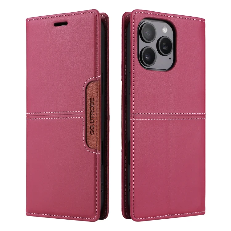 EDA007315306A_1.webp GQUTROBE G01 RFID Anti-theft Leather Phone Case, For iPhone 13 Pro Max, For iPhone 13 Pro, For iPhone 12, For iPhone 12 Pro Max - Image 2