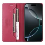 GQUTROBE G01 RFID Anti-theft Leather Phone Case, For iPhone 13 Pro Max, For iPhone 13 Pro, For iPhone 12, For iPhone 12 Pro Max - Image 3