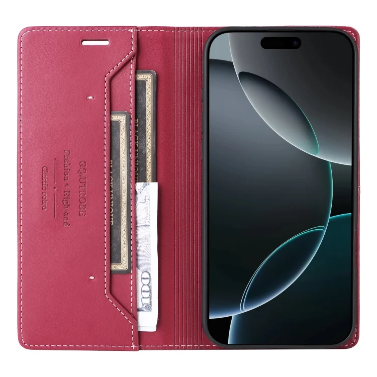 EDA007315306A_2.webp GQUTROBE G01 RFID Anti-theft Leather Phone Case, For iPhone 13 Pro Max, For iPhone 13 Pro, For iPhone 12, For iPhone 12 Pro Max - Image 3