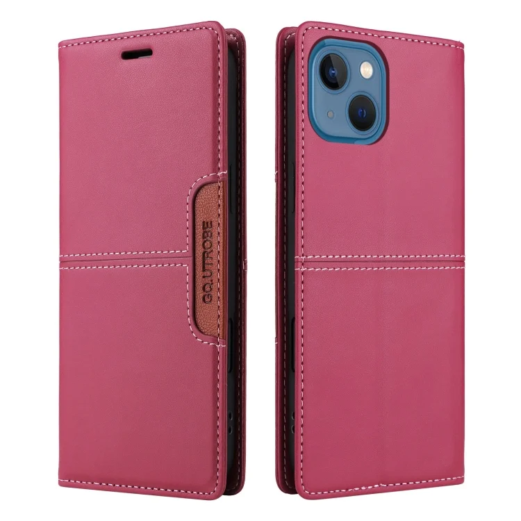 EDA007315316A_1.webp GQUTROBE G01 RFID Anti-theft Leather Phone Case, For iPhone 14 / 13, For iPhone 14 Pro, For iPhone 14 Pro Max, For iPhone SE 2022 / SE 2020 / 8 / 7 - Image 2