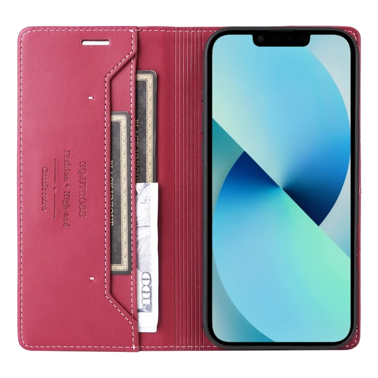 EDA007315316A_2.webp GQUTROBE G01 RFID Anti-theft Leather Phone Case, For iPhone 14 / 13, For iPhone 14 Pro, For iPhone 14 Pro Max, For iPhone SE 2022 / SE 2020 / 8 / 7 - Image 3
