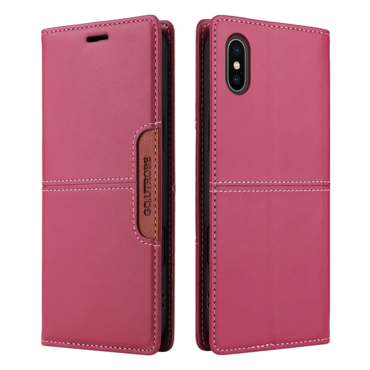 EDA007315321A_1.webp GQUTROBE G01 RFID Anti-theft Leather Phone Case, For iPhone XS / X, For iPhone XR, For iPhone XS Max, For iPhone 8 Plus / 7 Plus - Image 2
