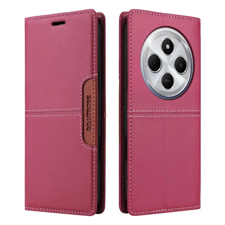 EDA007315401A_1.webp GQUTROBE G01 RFID Anti-theft Leather Phone Case, For Redmi 14C, For Redmi 13 4G, For Redmi A3 4G, For Redmi Note 13 Pro 4G - Image 2
