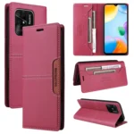 GQUTROBE G01 RFID Anti-theft Leather Phone Case, For Redmi 10C, For Redmi Note 11 Pro Global, For Redmi Note 10 5G, For Redmi Note 10 Pro 4G