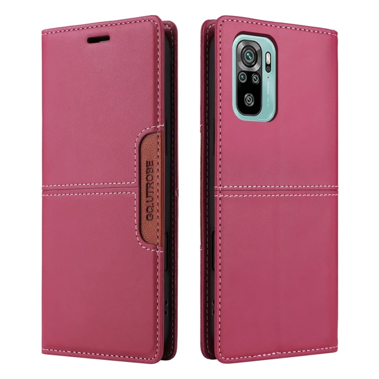 EDA007315410A_1.webp GQUTROBE G01 RFID Anti-theft Leather Phone Case, For Redmi Note 10 4G, For Redmi K40, For Redmi Note 9S - Image 2