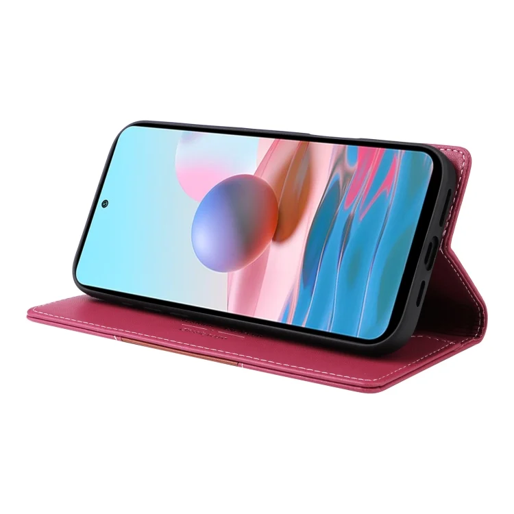 EDA007315410A_3.webp GQUTROBE G01 RFID Anti-theft Leather Phone Case, For Redmi Note 10 4G, For Redmi K40, For Redmi Note 9S - Image 4