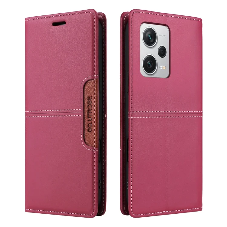 EDA007315418A_1.webp GQUTROBE G01 RFID Anti-theft Leather Phone Case, For Redmi Note 12 Pro+, For Redmi Note 12 Pro 5G, For Redmi Note 12 5G, For Redmi 12C - Image 2
