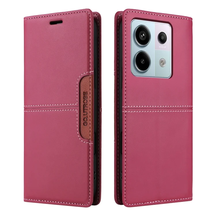 EDA007315422A_1.webp GQUTROBE G01 RFID Anti-theft Leather Phone Case, For Redmi Note 13 Pro 5G, For Redmi 12 4G, For Redmi Note 11S / 12S, For Redmi Note 12 4G - Image 2