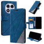 Skin Feel Splicing Leather Phone Case, For Redmi Note 14 Pro 5G, For Redmi 14C 4G