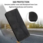 Triangle Solid Color Leather Phone Case, For Redmi 14C 4G - Image 8