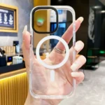 Kingsteel Wolf Frosted Lens MagSafe Transparent Phone Case, For iPhone 16 Pro Max, For iPhone 16 Pro, For iPhone 16 Plus, For iPhone 16 - Image 2