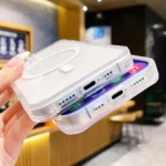 Kingsteel Wolf Frosted Lens MagSafe Transparent Phone Case, For iPhone 16 Pro Max, For iPhone 16 Pro, For iPhone 16 Plus, For iPhone 16 - Image 4