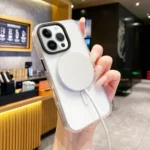 Kingsteel Wolf Frosted Lens MagSafe Transparent Phone Case, For iPhone 16 Pro Max, For iPhone 16 Pro, For iPhone 16 Plus, For iPhone 16 - Image 5