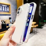 Kingsteel Wolf Frosted Lens Transparent Phone Case, For iPhone 16 Pro Max, For iPhone 16 Pro, For iPhone 16 Plus, For iPhone 16 - Image 3