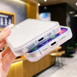 Kingsteel Wolf Frosted Lens Transparent Phone Case, For iPhone 16 Pro Max, For iPhone 16 Pro, For iPhone 16 Plus, For iPhone 16 - Image 4
