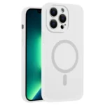 Fine Hole Pure Color Liquid Silicone MagSafe Phone Case, For iPhone 13 Pro Max, For iPhone 13 Pro