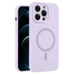 Fine Hole Pure Color Liquid Silicone MagSafe Phone Case, For iPhone 12 Pro Max, For iPhone 12 Pro