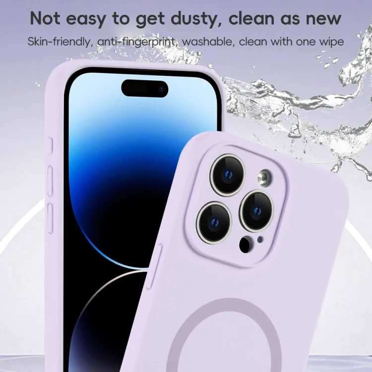 EDA0073276_B5.webp Fine Hole Pure Color Liquid Silicone MagSafe Phone Case, For iPhone 12 Pro Max, For iPhone 12 Pro - Image 6
