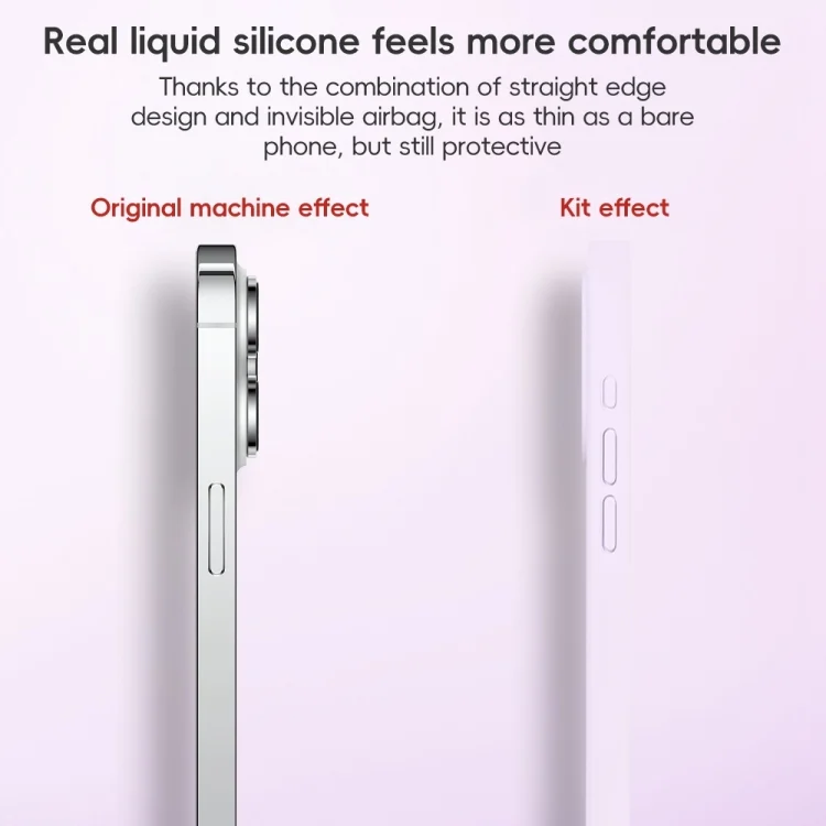 EDA0073276_B6.webp Fine Hole Pure Color Liquid Silicone MagSafe Phone Case, For iPhone 12 Pro Max, For iPhone 12 Pro - Image 7