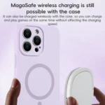 Fine Hole Pure Color Liquid Silicone MagSafe Phone Case, For iPhone 12 Pro Max, For iPhone 12 Pro - Image 9