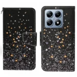 Colored Drawing Pattern Leather Phone Case, For Xiaomi 14T Pro