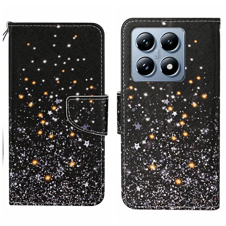 Colored Drawing Pattern Leather Phone Case, For Xiaomi 14T