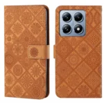 Ethnic Style Embossed Pattern Leather Phone Case, For Xiaomi 14T Pro, For Xiaomi 14T