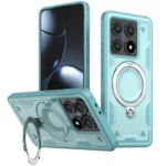 PC Hybrid TPU Armor MagSafe Ring Holder Phone Case, For Xiaomi 14T, For Xiaomi Poco X6 Pro 5G
