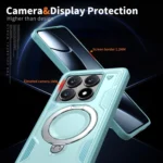 PC Hybrid TPU Armor MagSafe Ring Holder Phone Case, For Xiaomi 14T, For Xiaomi Poco X6 Pro 5G - Image 6