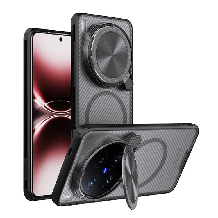 NILLKIN CamShield Prop MagSafe Magnetic Translucent PC Phone Case, For vivo X200 Ultra, For vivo X200 Pro mini, For vivo X200 Pro