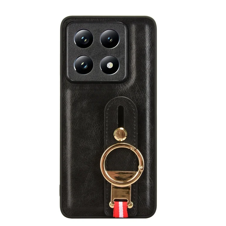 EDA007339701A_2.webp Wristband Leather Back Phone Case, For Xiaomi 14T Pro, For Xiaomi 14T - Image 3