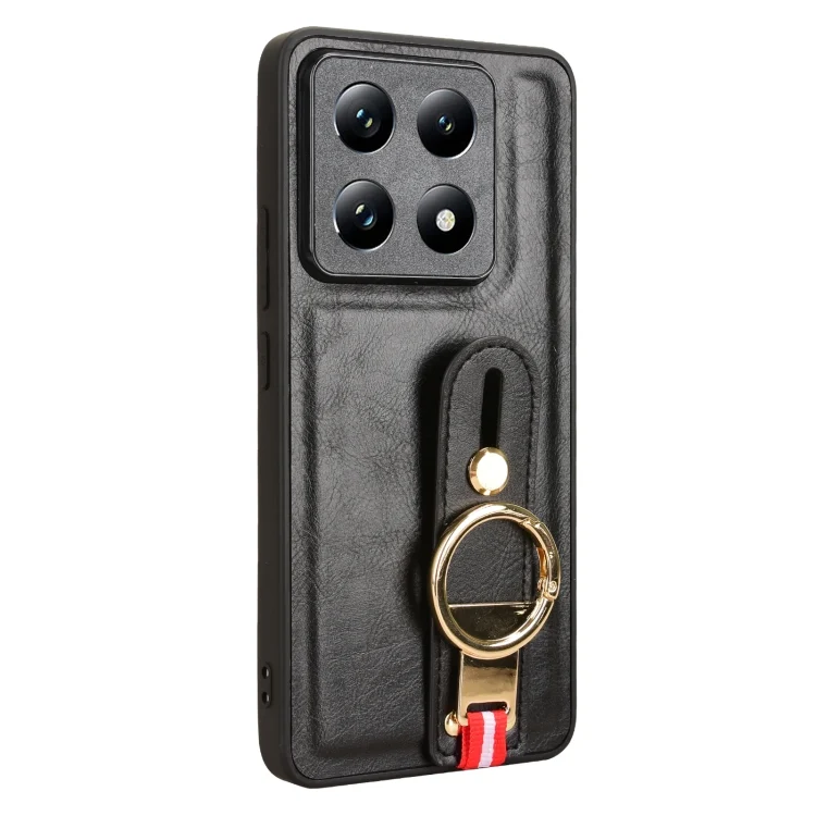 EDA007339701A_3.webp Wristband Leather Back Phone Case, For Xiaomi 14T Pro, For Xiaomi 14T - Image 4