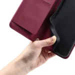 Ring Buckle Rhombic Leather Phone Case, For Xiaomi 14T Pro, For Xiaomi 14T, For Xiaomi Poco M6 4G, For Xiaomi Poco M6 Pro 4G - Image 4