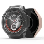 Half Coverage Hollow PC Watch Protective Case with Scale - Image 2