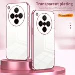 Transparent Plating Fine Hole Phone Case, For OPPO Find X8, For OPPO Find X8 Pro - Image 2