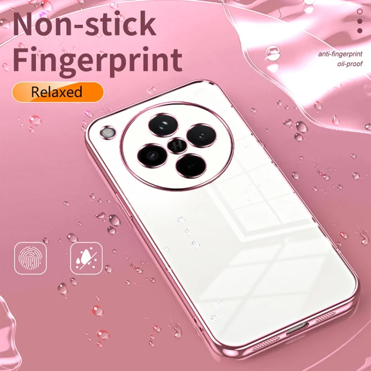 EDA007346501A_2.webp Transparent Plating Fine Hole Phone Case, For OPPO Find X8, For OPPO Find X8 Pro - Image 3